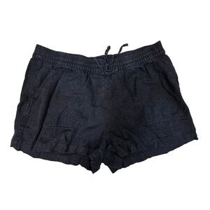 Jcrew Linen Blend Black Casual Shorts
